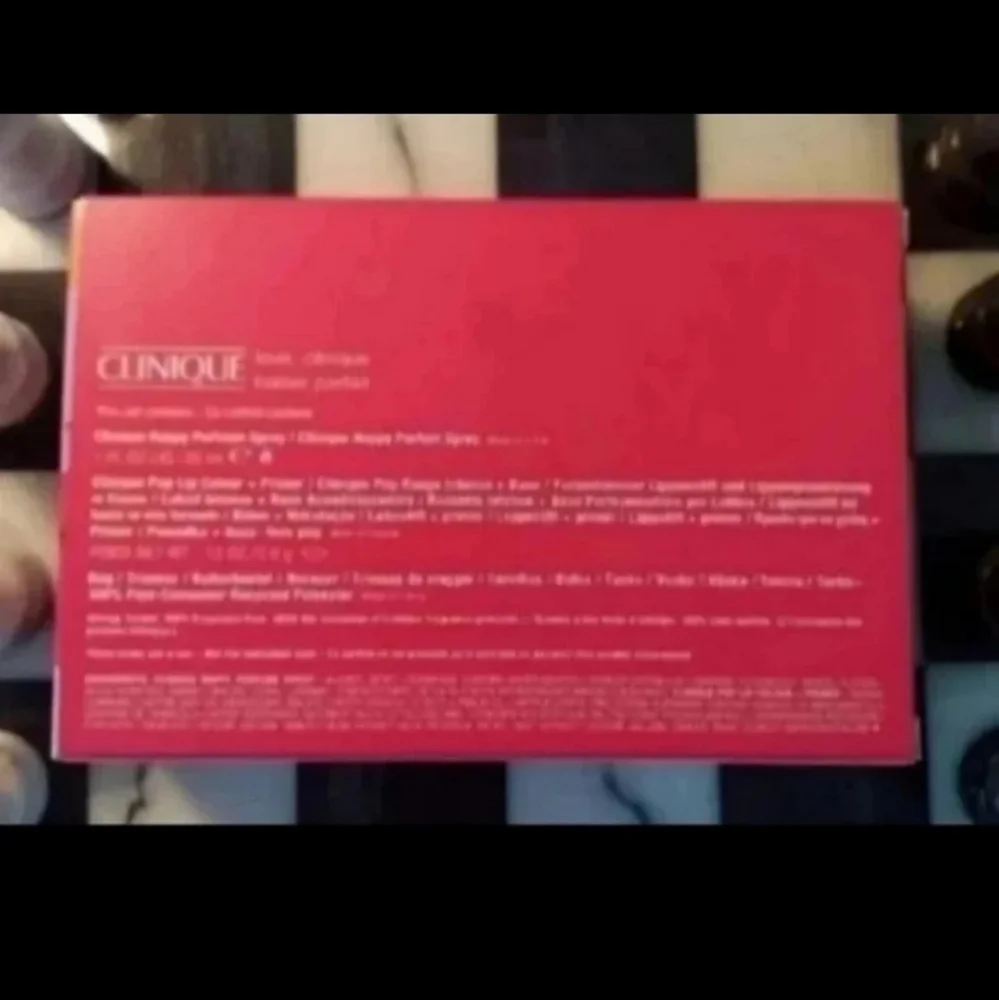 Clinique Happy With Love Pop Lipstick & Pouch - 3 piece Set BNWT SO 1 LEFT!